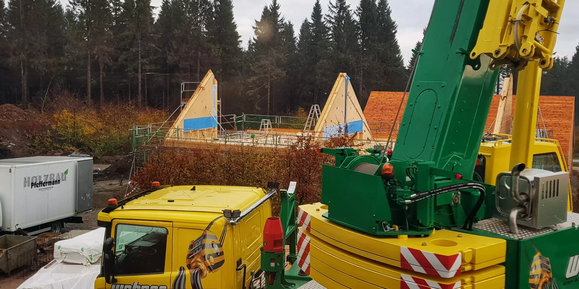 Feriendorf Wasserkuppe - Bauphase